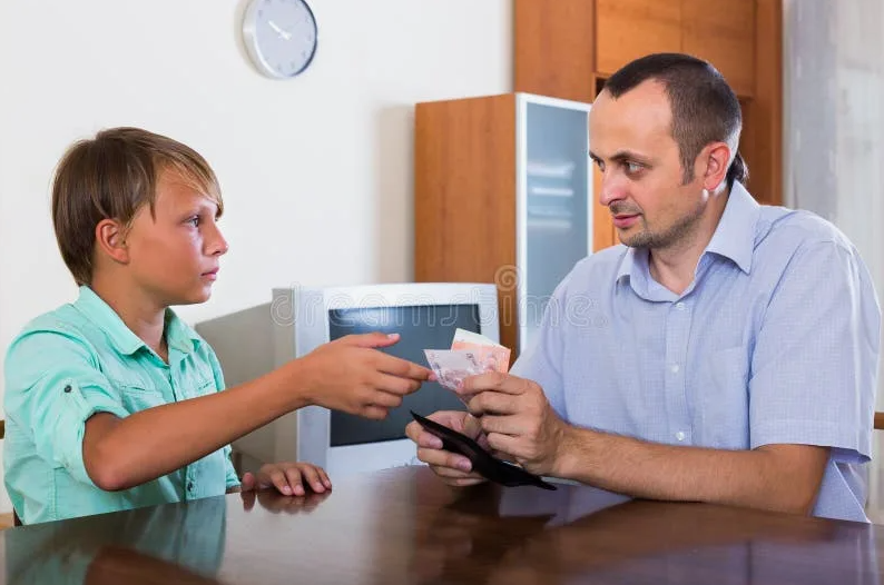 Только так, напрямую детям, если покупаете доли детей!