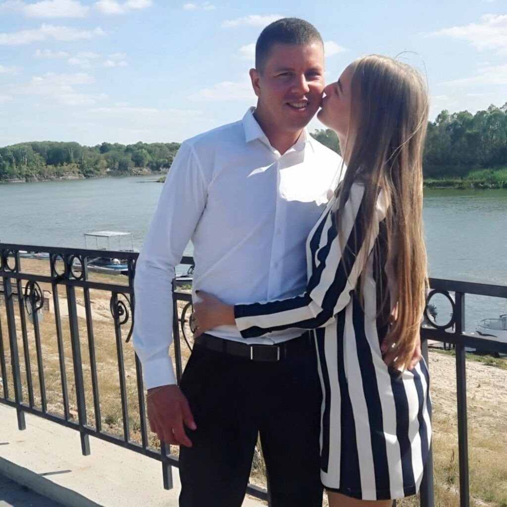 С женой до травмы