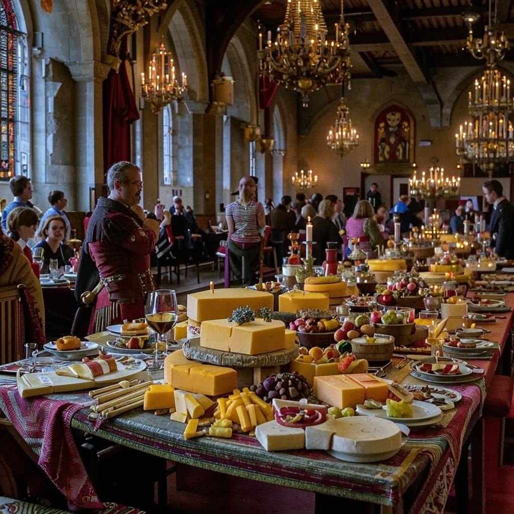 В Средневековье сыр был не просто продукт — это был символ власти, статусный маркер и даже предмет торговли, достойный королей.