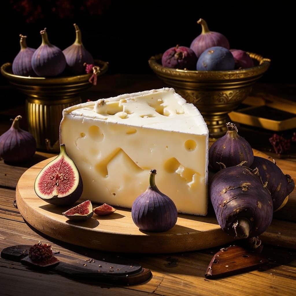 У аристократии появился вкус к изысканному. На банкетах знати сыры выкладывались вместе с фруктами, орехами, медом — как символ утончённого богатства.