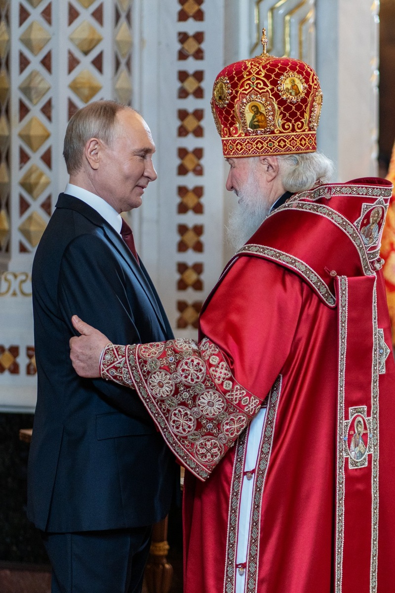 Путин и патриарх Кирилл. Источник Фото: сайт Московской Патриархии