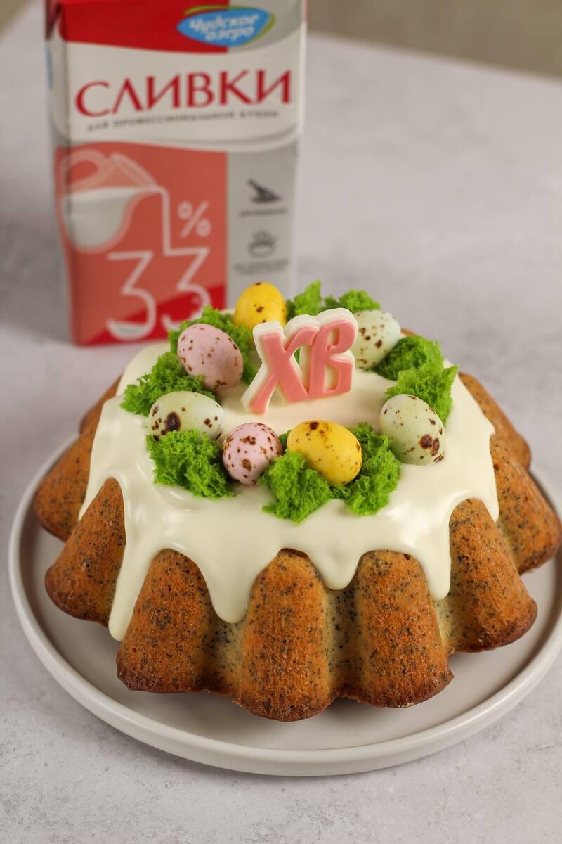 ПАСХАЛЬНЫЙ ЛИМОННЫЙ КЕКС 