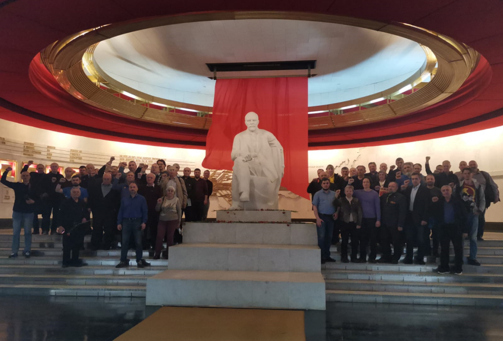 Делегаты Съезда РКРП в Горках Ленинских, апрель 2023 года. Фото с сайта RKRP.SU