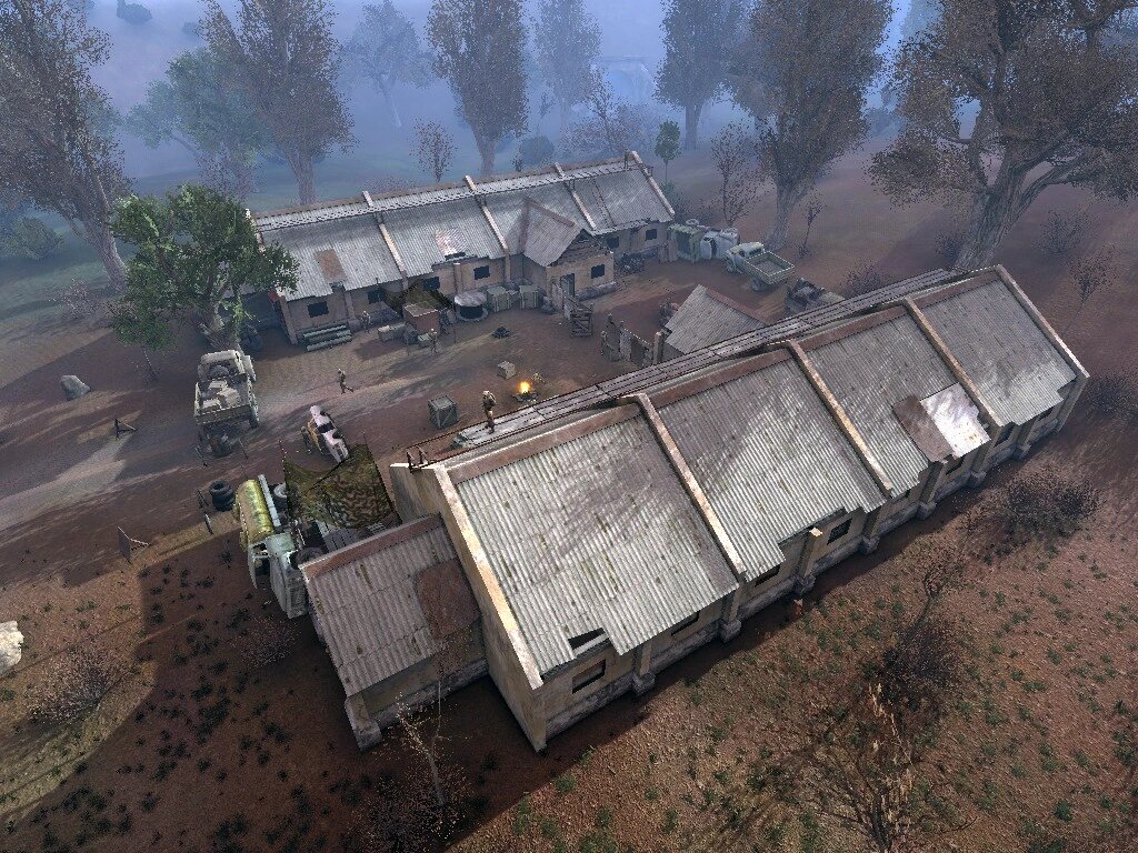 Кордон в Чистом Небе с укреплениями