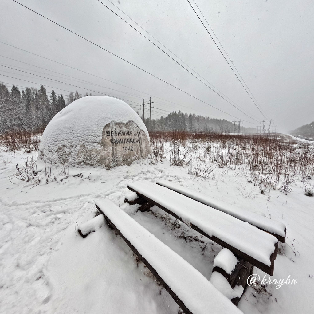 Сферическое сооружение видно с трассы