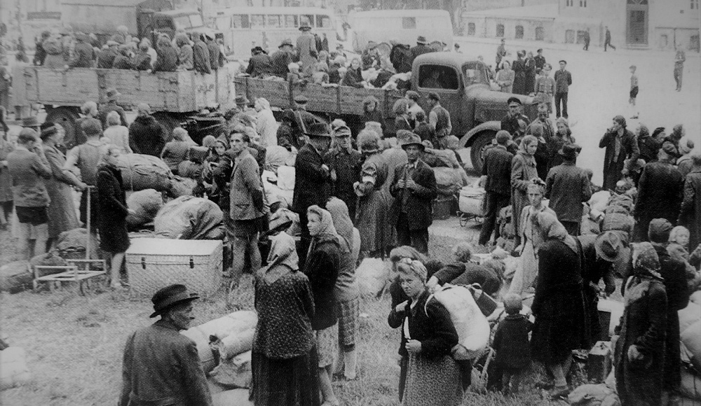 Эвакуация мирного населения. 1941 год. Фото из открытых источников