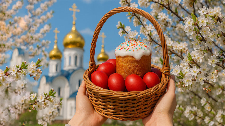 Обряды с пасхальными яйцами