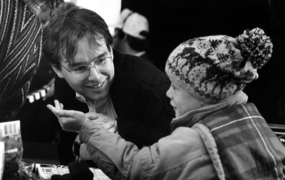 Крис Коламбус на съёмках "Один дома"