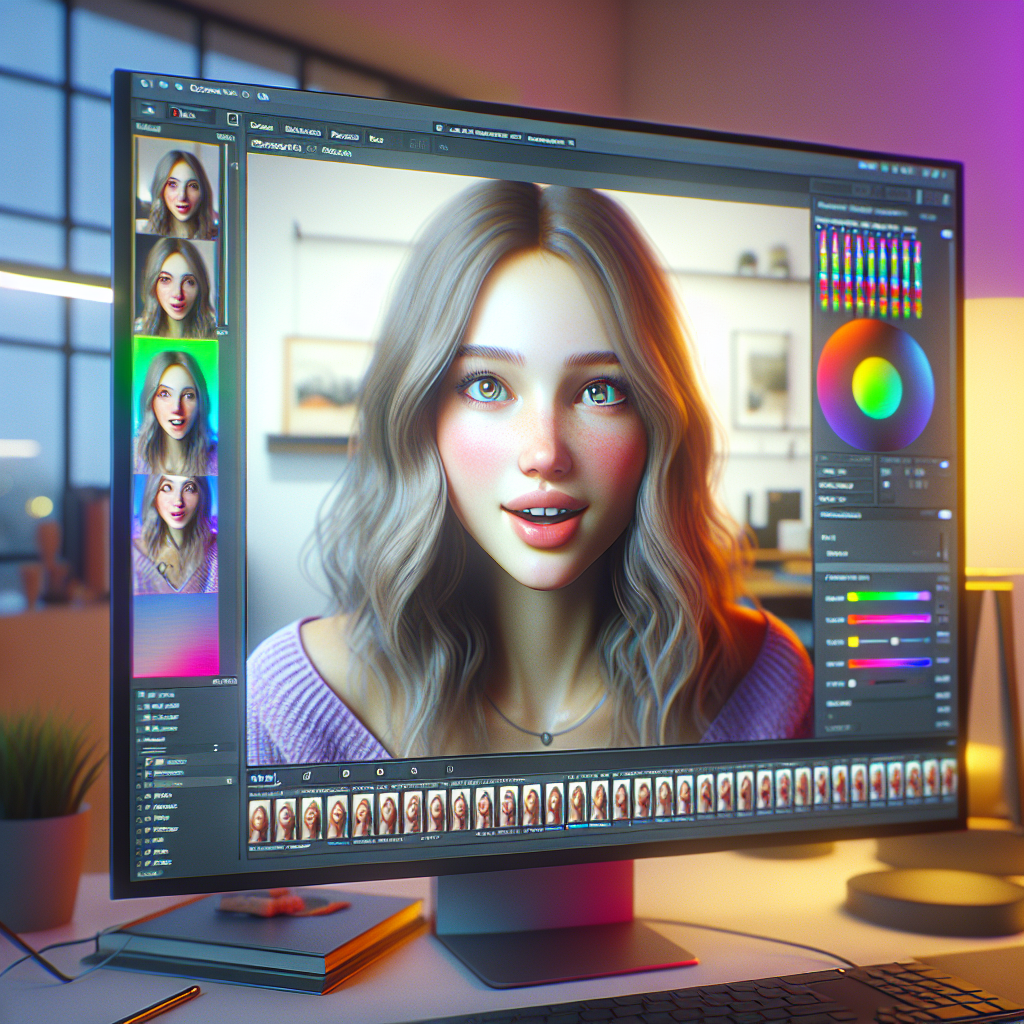 Лиза использует “Идеальный Фильтр” – технологию, которая стирает границы между реальностью и иллюзией. / ИИ-арт Надежда Иванова.