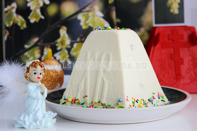 Пасха из творога по монастырскому рецепту