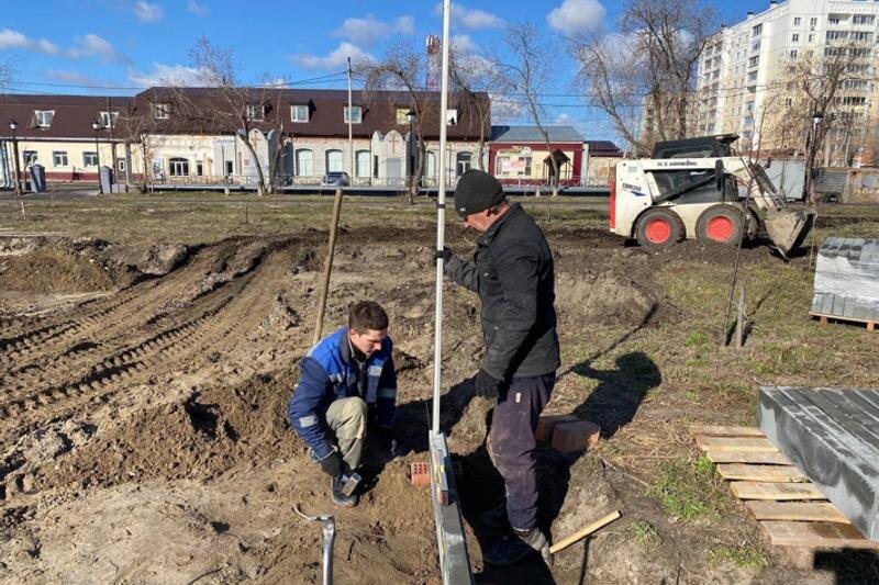    Фото: страница Антона Мокана во "ВКонтакте". Подготовительные работы к установке скульптуры