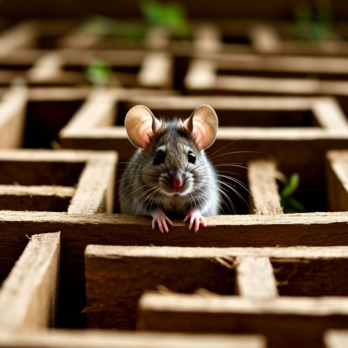 Чем же мышь в лабиринте отличается от человека? Тем, что не умеет добывать, покупать и обладать? 