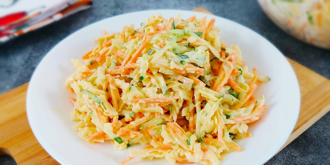 Вкусный салат за 5 минут всего из трех ингредиентов