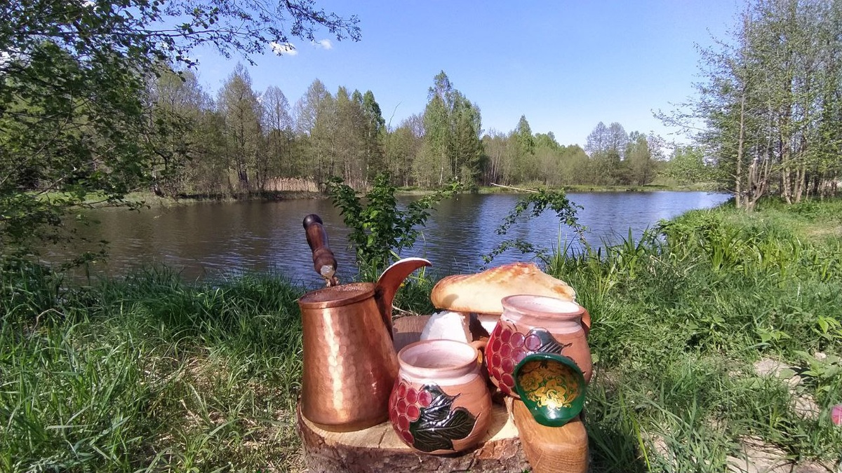 Река Троца и легкий перекус