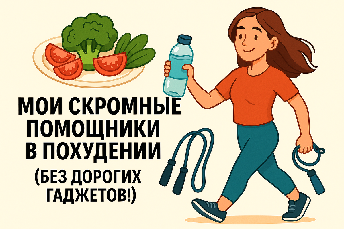 Мои скромные помощники в похудении (без дорогих гаджетов!)