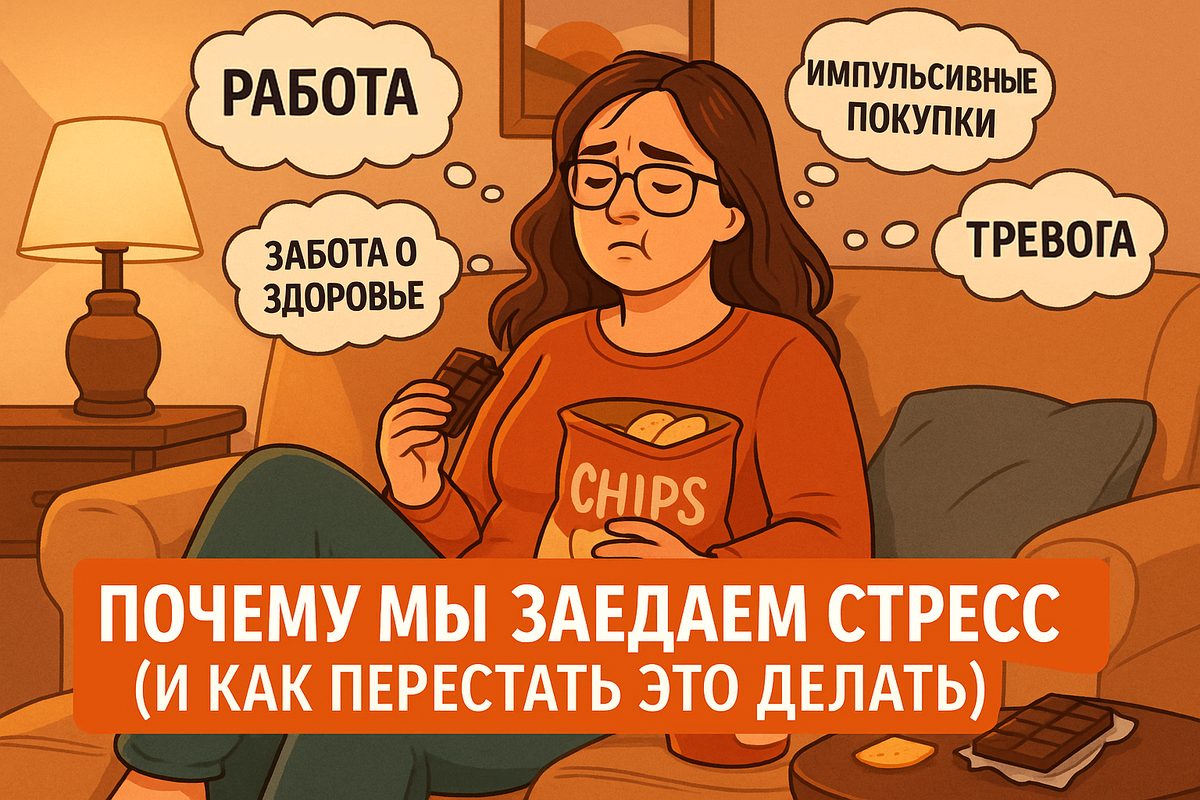 Почему мы заедаем стресс (и как перестать это делать)