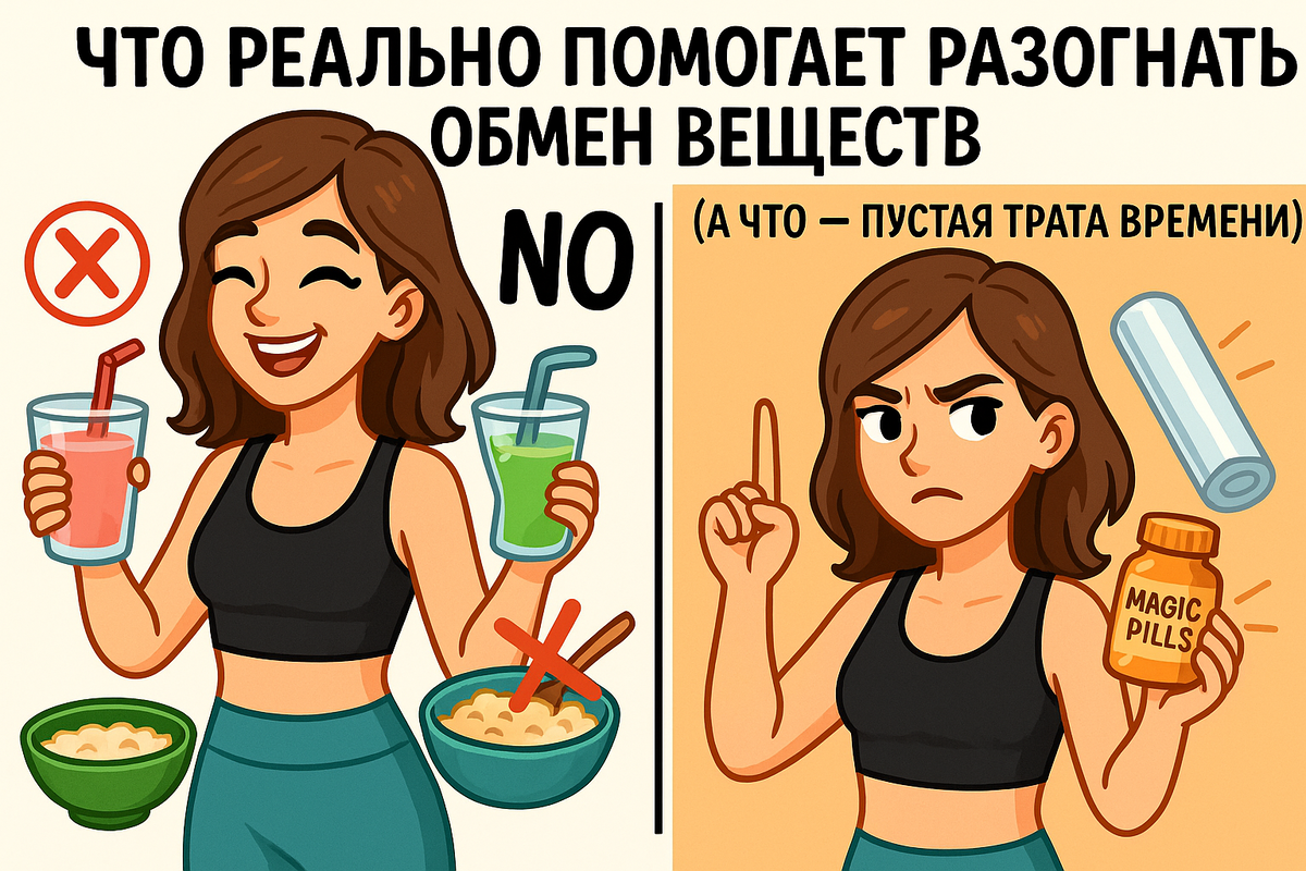 Что РЕАЛЬНО помогает разогнать обмен веществ