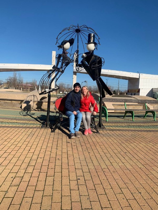 Мы с мужем в Дагестане, в Каспийске на Анжи Арене