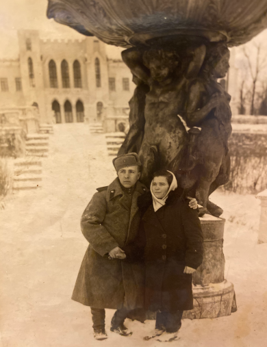 Мой дед - Важкий Михаил Петрович с моей бабушкой Надеждой Васильевной