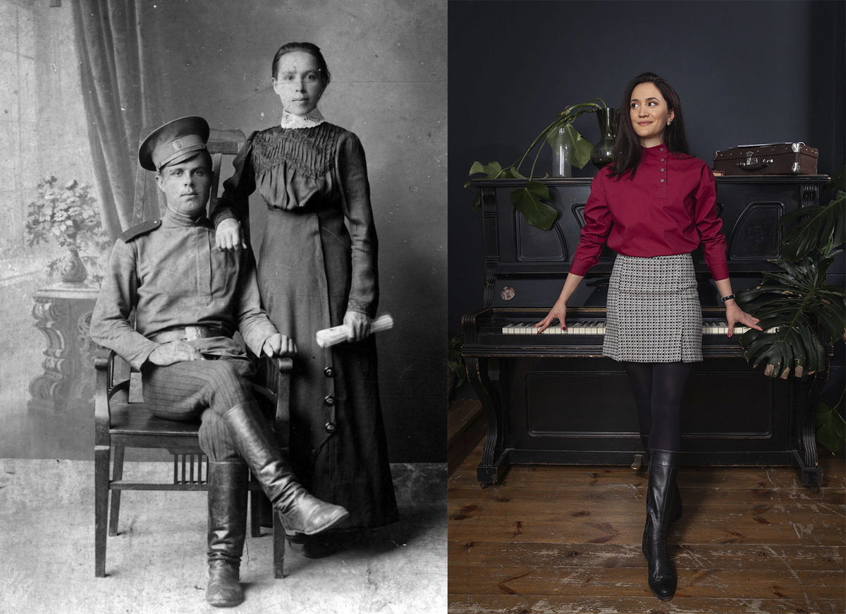 Образы косоворотки с сапогами