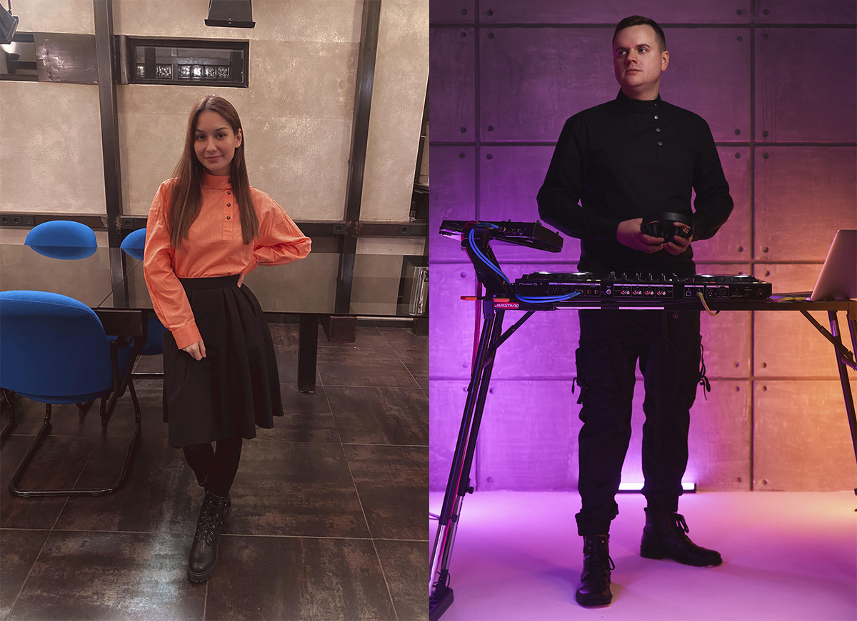 Ксения Moonrock и Евгений Гусаров образ с ботфортами