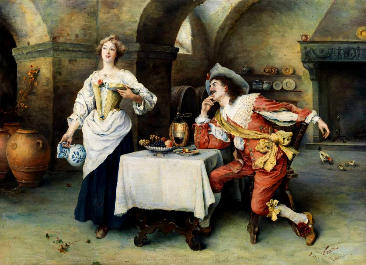 ©️ Картина итальянского художника Франческо Винеа (Francesco Vinea)