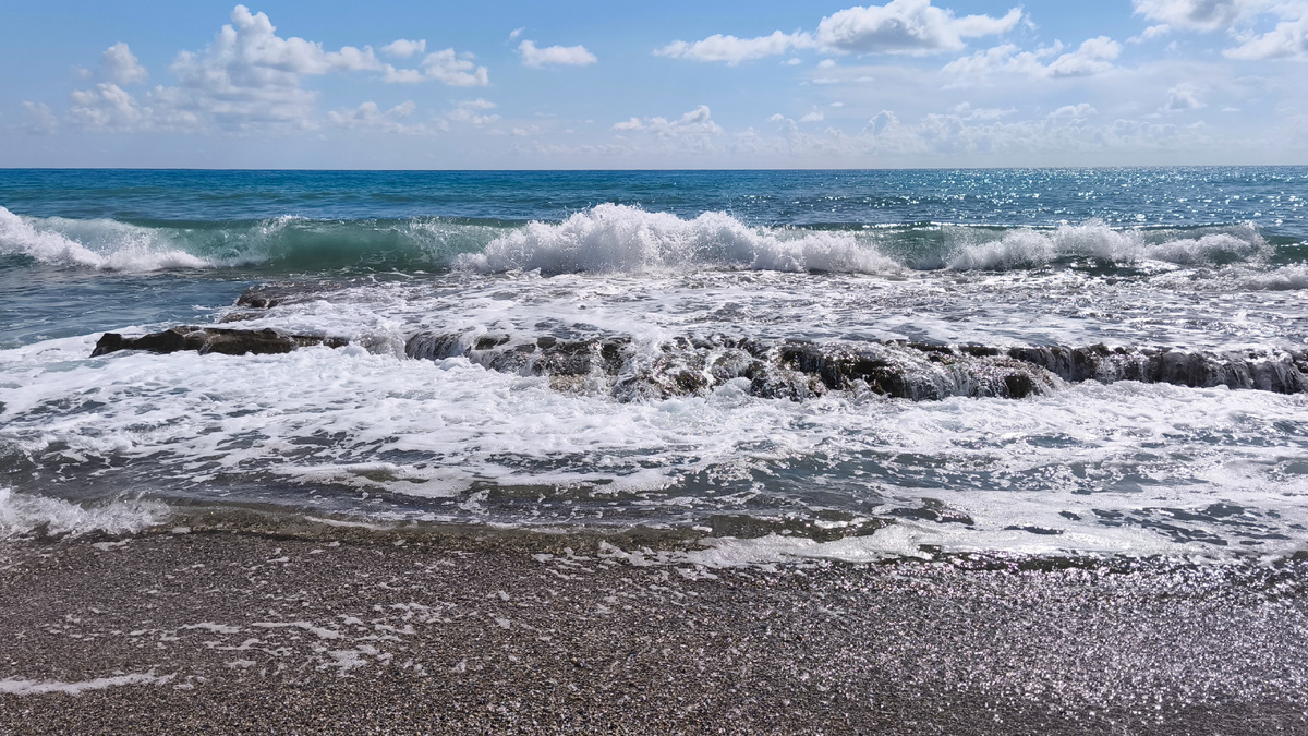 Море в Аланье, район Оба 