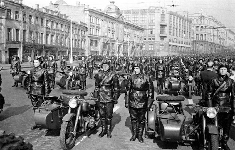 Советские мотоциклы Красной Армии на начальном этапе Великой Отечественной