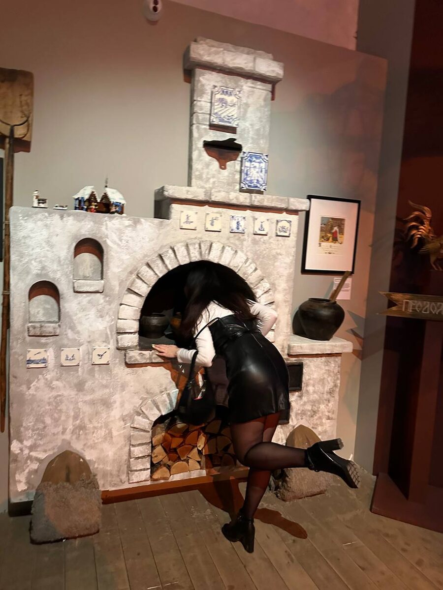 а это снова моя пятая точка и русская печь