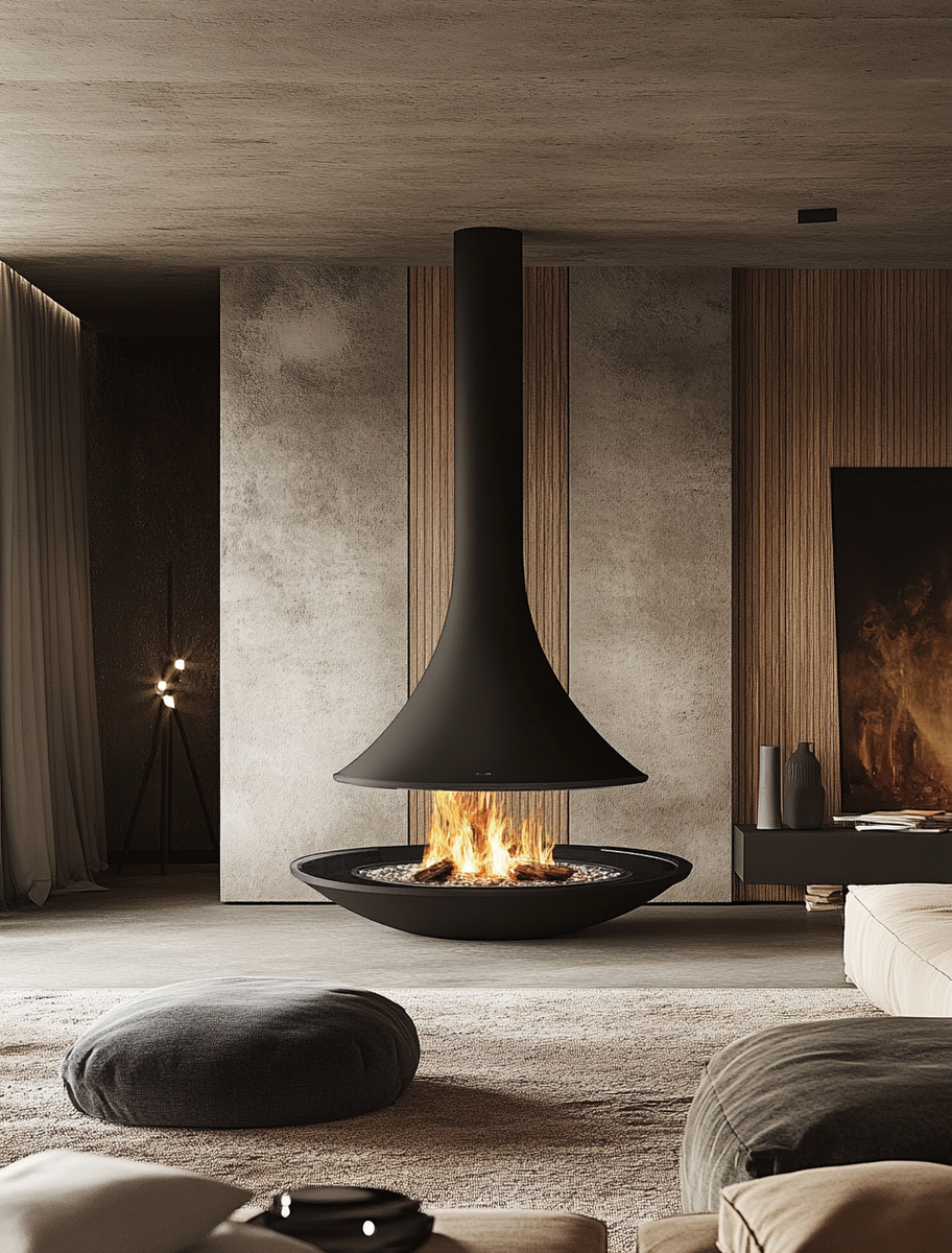    Паровой камин Airtone Vepo Round 600 как идеальное решение для уюта и безопасности в вашем доме Kamin