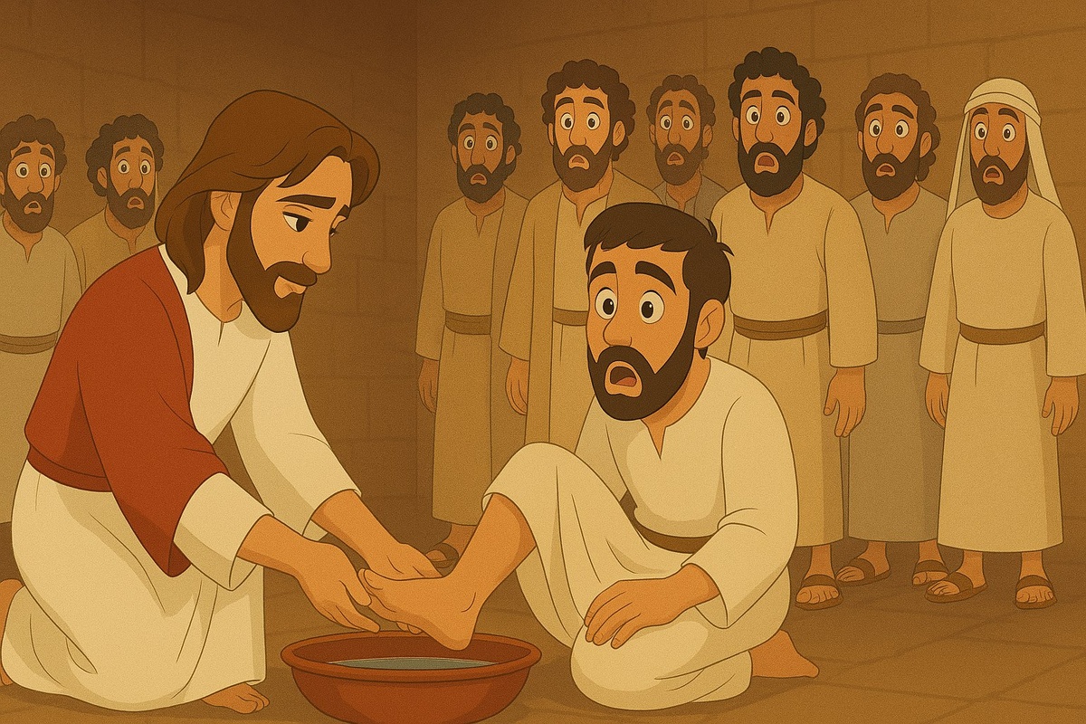 омовение ног иисусом