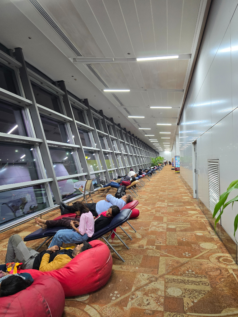 В третьем терминале аэропорта Дели