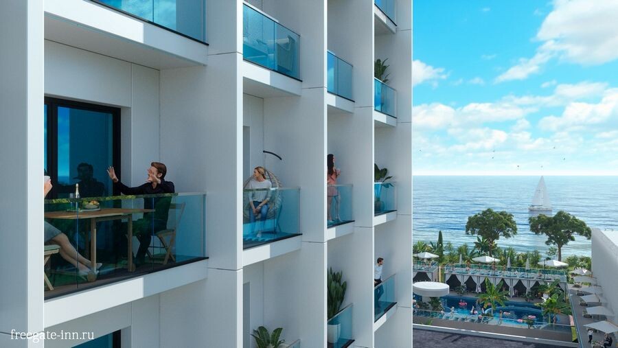 Галерея отель Free Gate (Фрегат) Сочи.