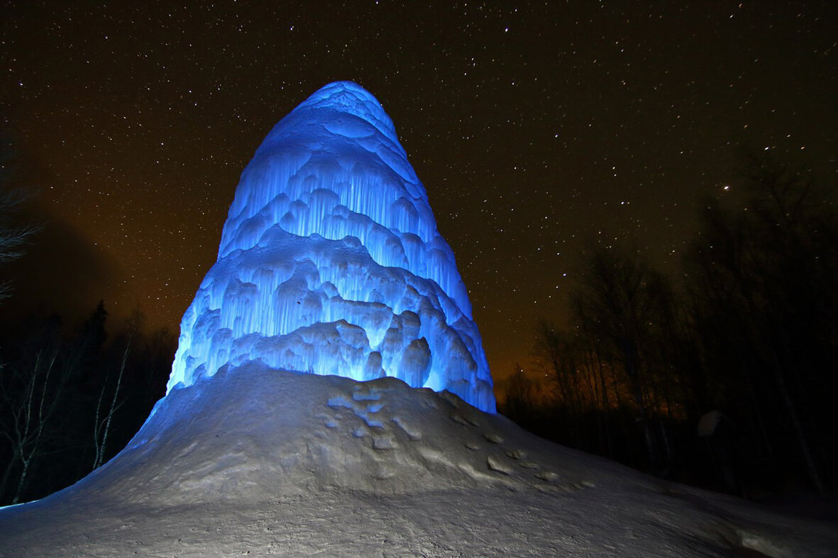 фонтан Зимой 