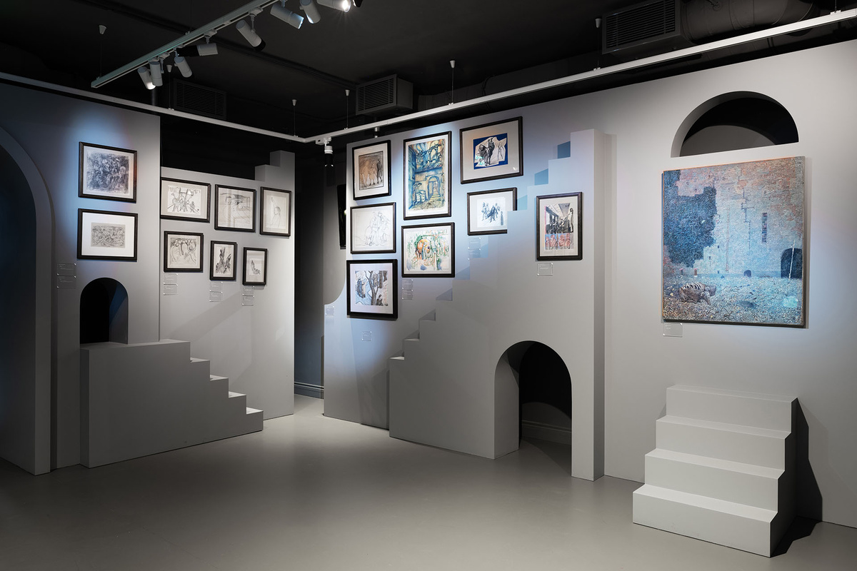    Экспозиция выставки «Темная оттепель»