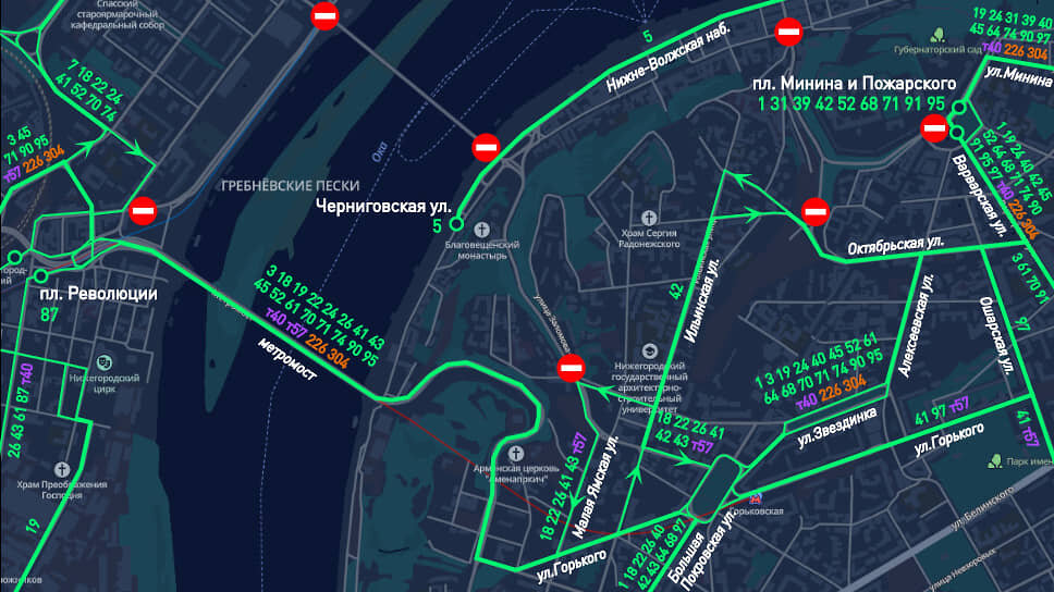 Измененная схема движения автобусов.📷Фото: ЦОДД