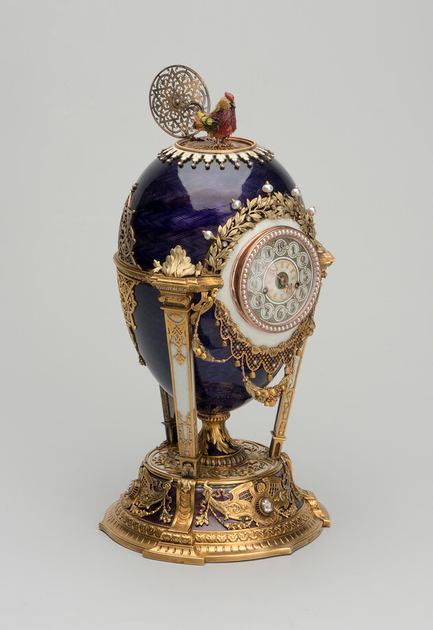 Пасхальное яйцо «Петушок». Санкт-Петербург, 1900. Фирма Карла Фаберже, мастер Михаил Перхин. Собрание Музея Фаберже