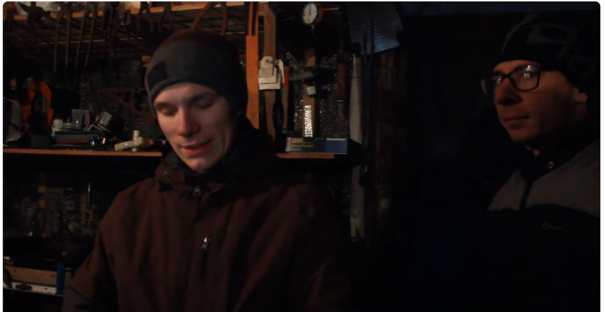 Скриншот из первого нашего видео на YouTube. Вроде не так уж и плохо, но тут не передана тряска и отвратительный звук :)