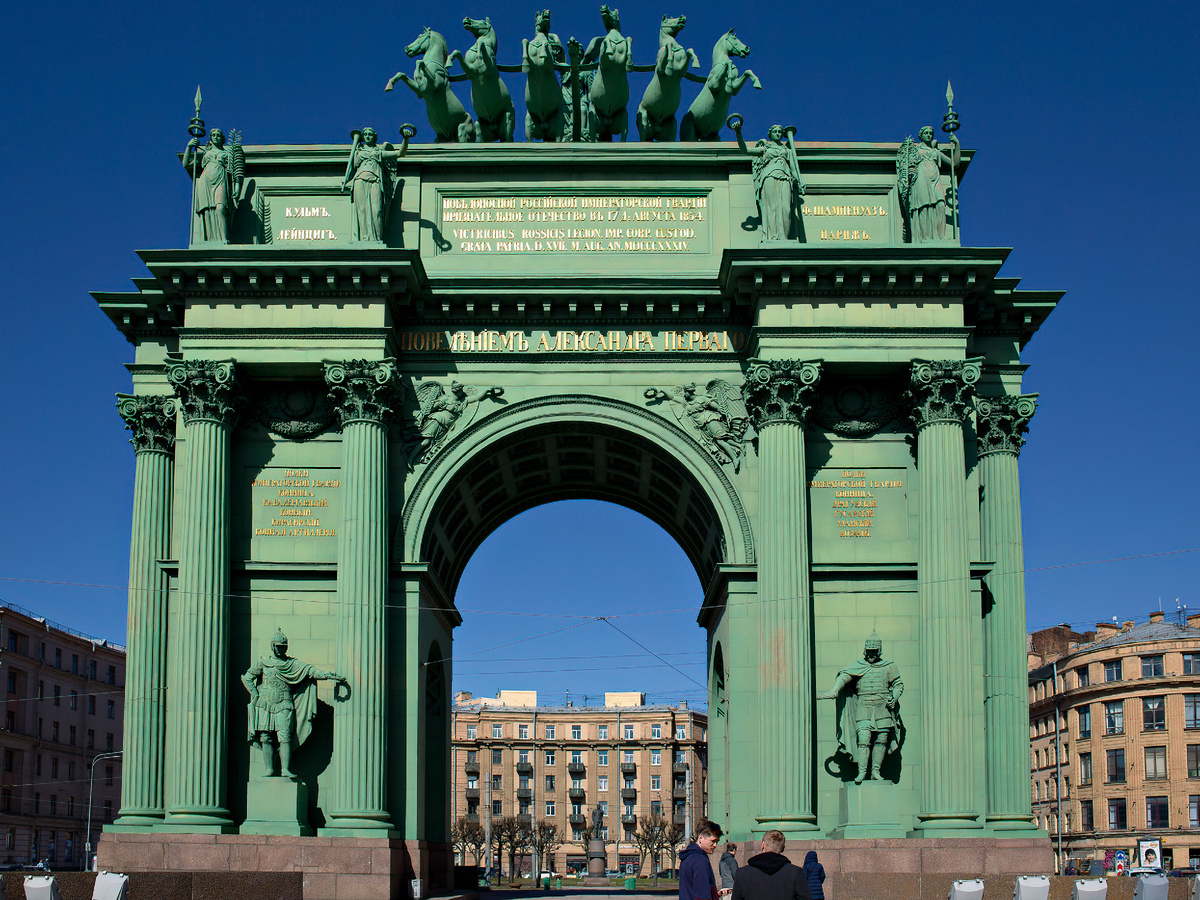 Нарвские ворота, современный вид