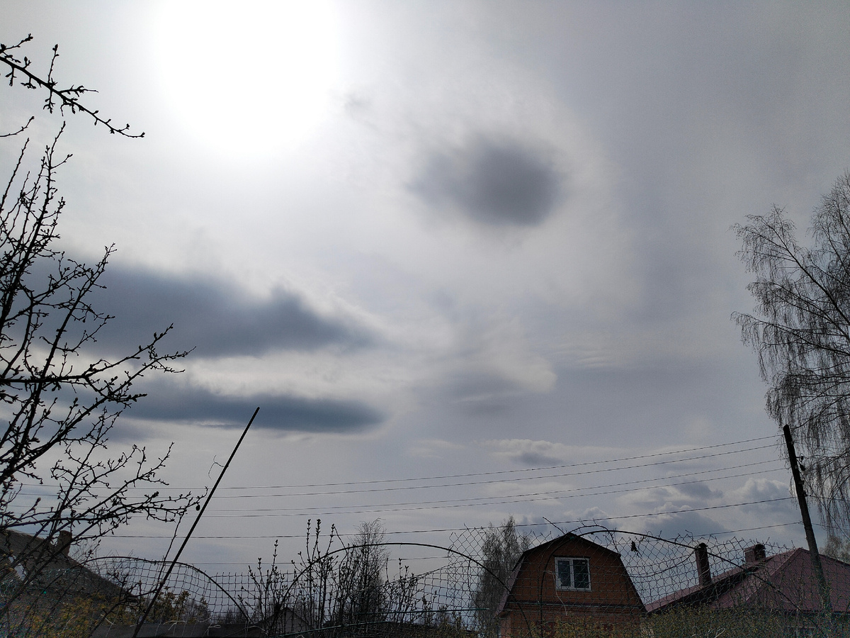 Фото автора Сегодня есть тучки