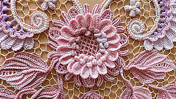 Волшебная техника вязания крючком: ирландское кружево