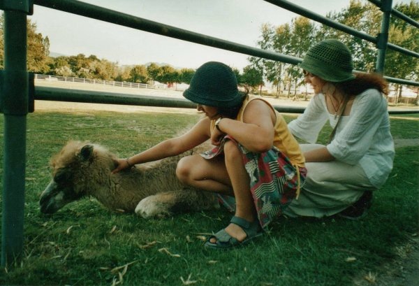 глажу верблюда в Германии - в далёком 2006-ом году