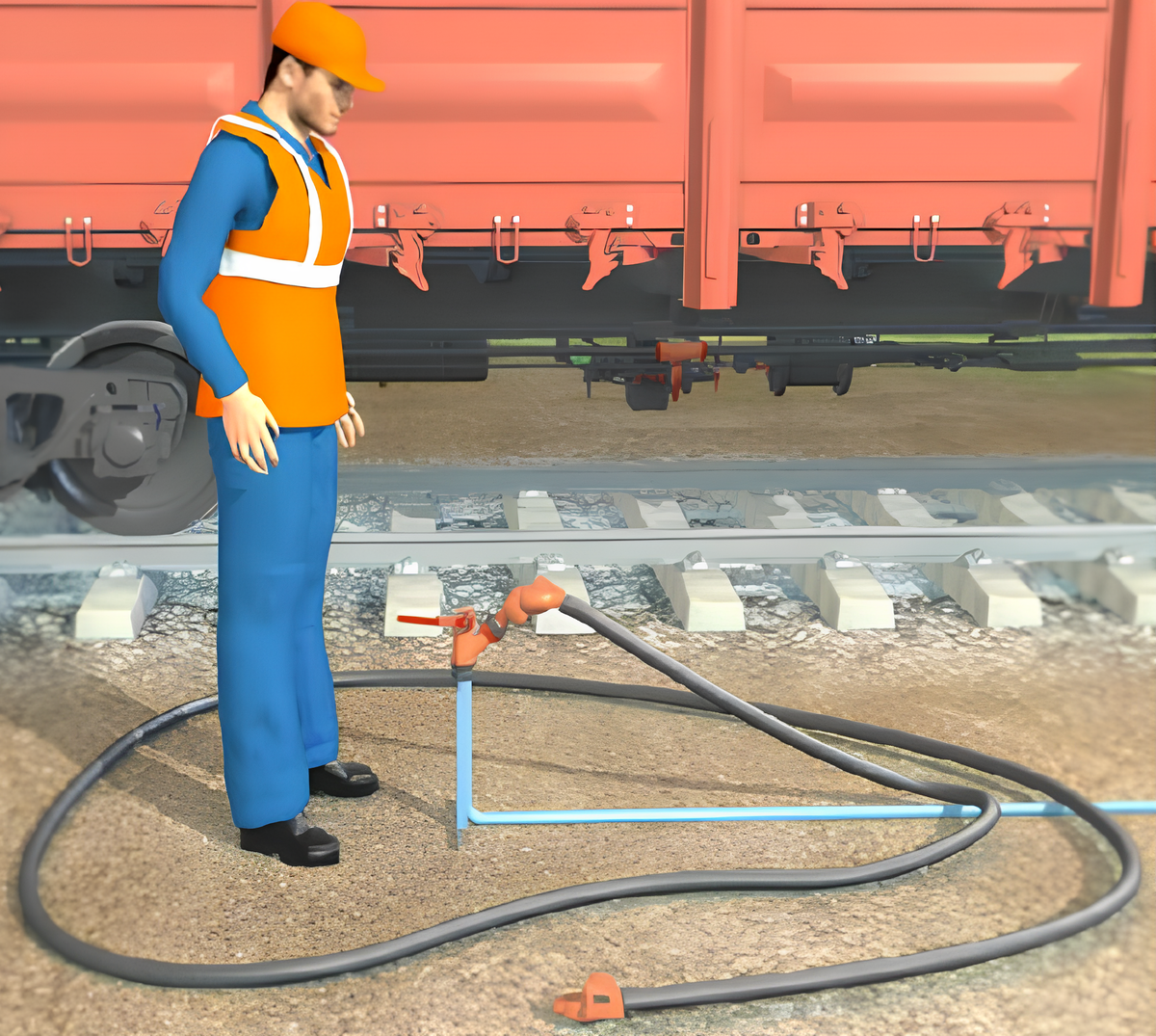 Подключение к стационарной установке
