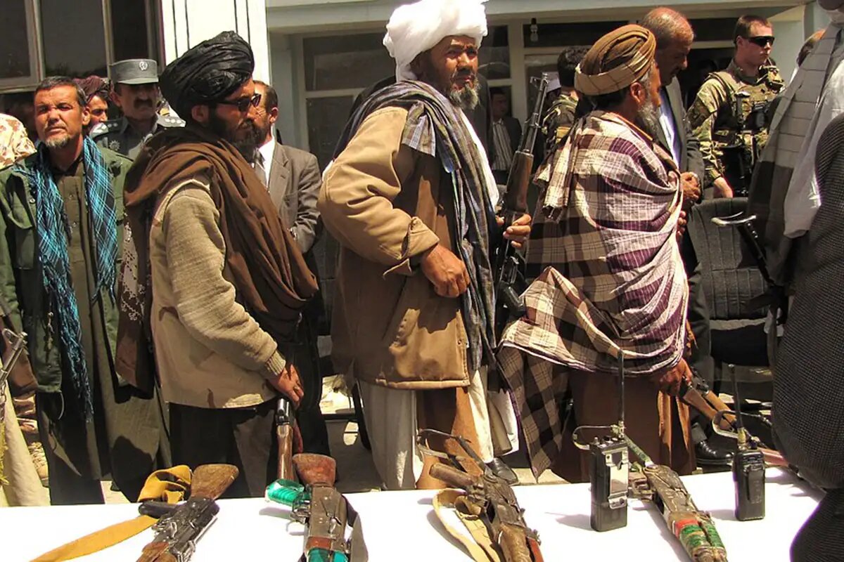    Бойцы движения «Талибан»*. © wikipedia.org