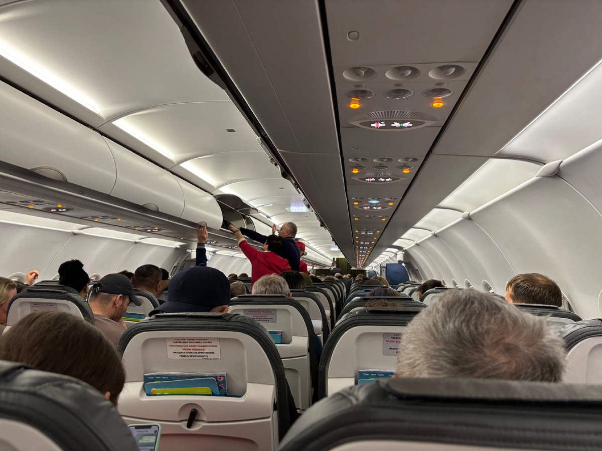 Фото салона самолёта