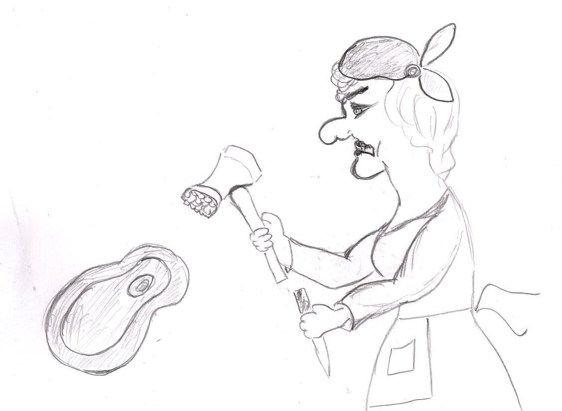 Ягусю рисовала автор. Автор прекрасно знает, что не художник, ни в каком месте. Но объяснить ИИ, чего я от него в этот раз хочу, не получилось! 