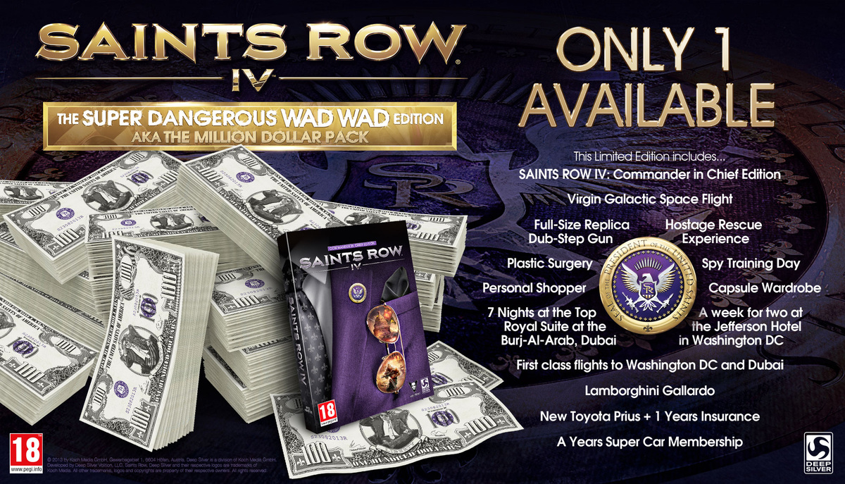 Saints Row IV Super Dangerous Wad Wad Edition