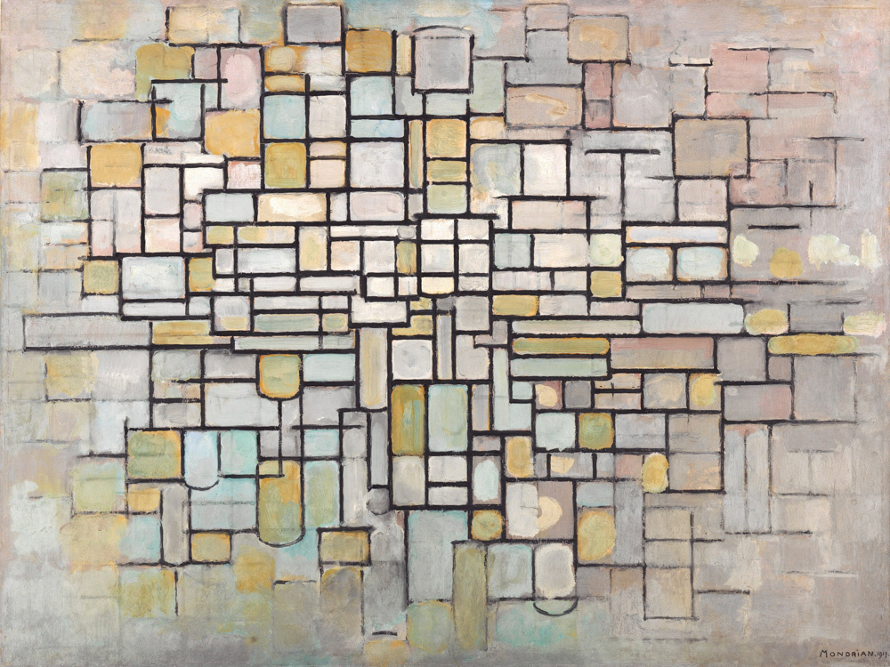 Картина П. Мондриана, Composition no. II (1913). Артикул: 138535 