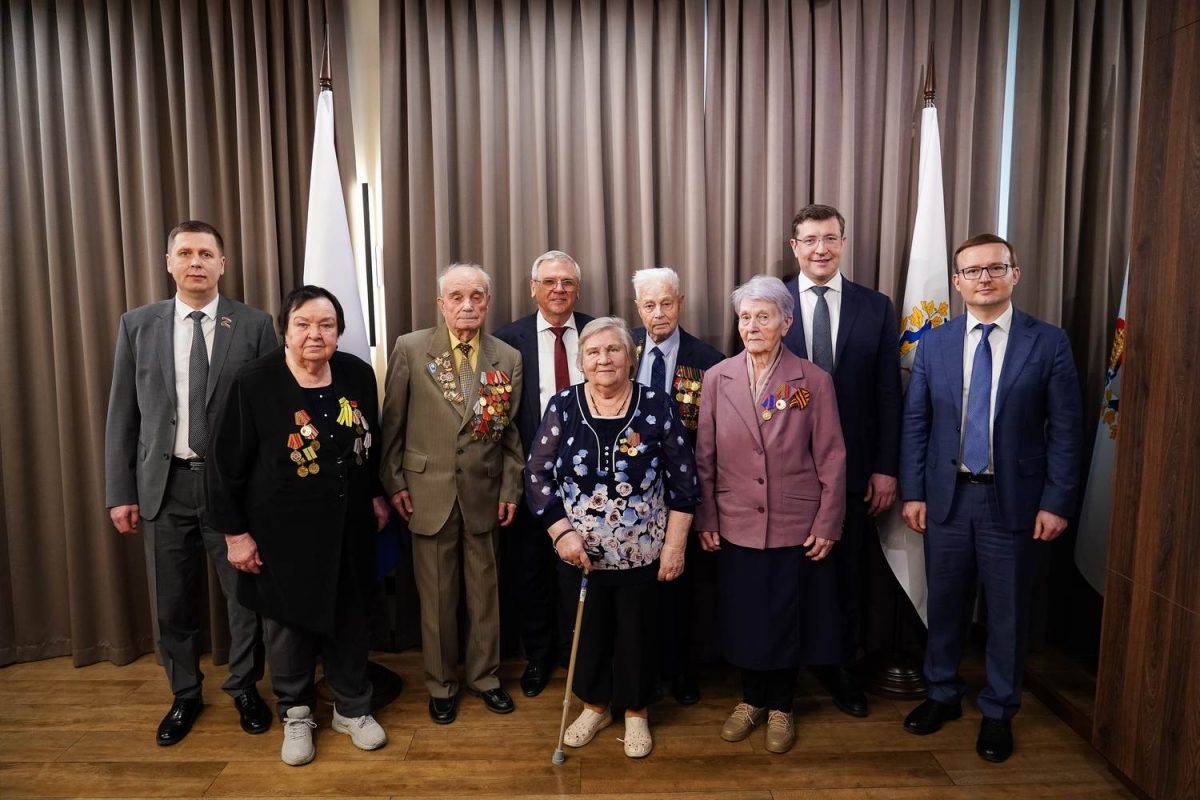    Глеб Никитин провел встречу с нижегородцами – ветеранами Великой Отечественной войны
