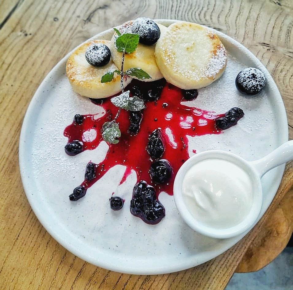 Сырники с вареньем